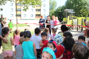 Einweihung Spielplatz Königsbruch