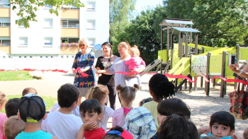 Einweihung Spielplatz Königsbruch