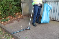 Siedlung Cleanup Day 2023 im unteren Malstatt, Stromstraße