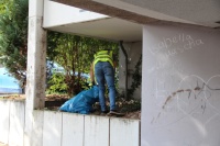 Siedlung Cleanup Day 2023 im unteren Malstatt, Stromstraße