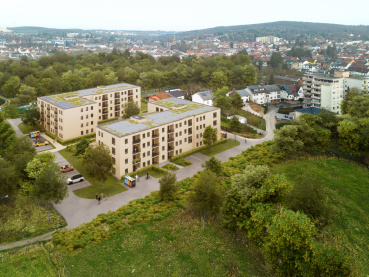 Vogelperspektive Lehmbergkarree Albertstraße Dudweiler Image