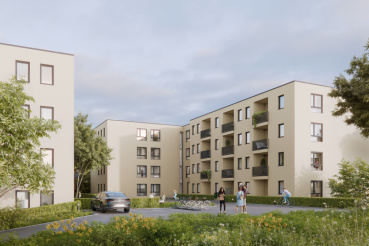 Fassadenansicht Lehmbergkarree Albertstraße Dudweiler Image